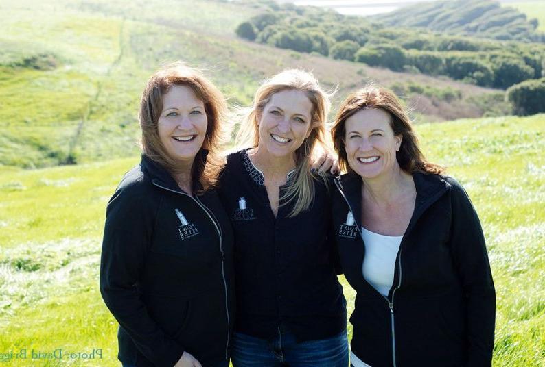 Giacomini sisters on the farm in Marin County