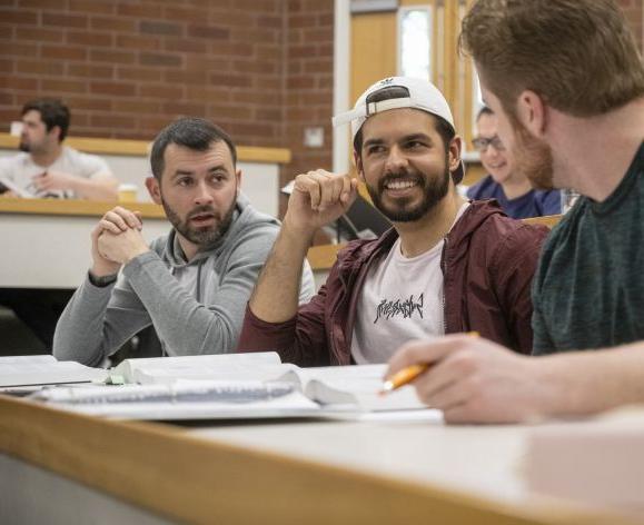 students in master of public policy classroom